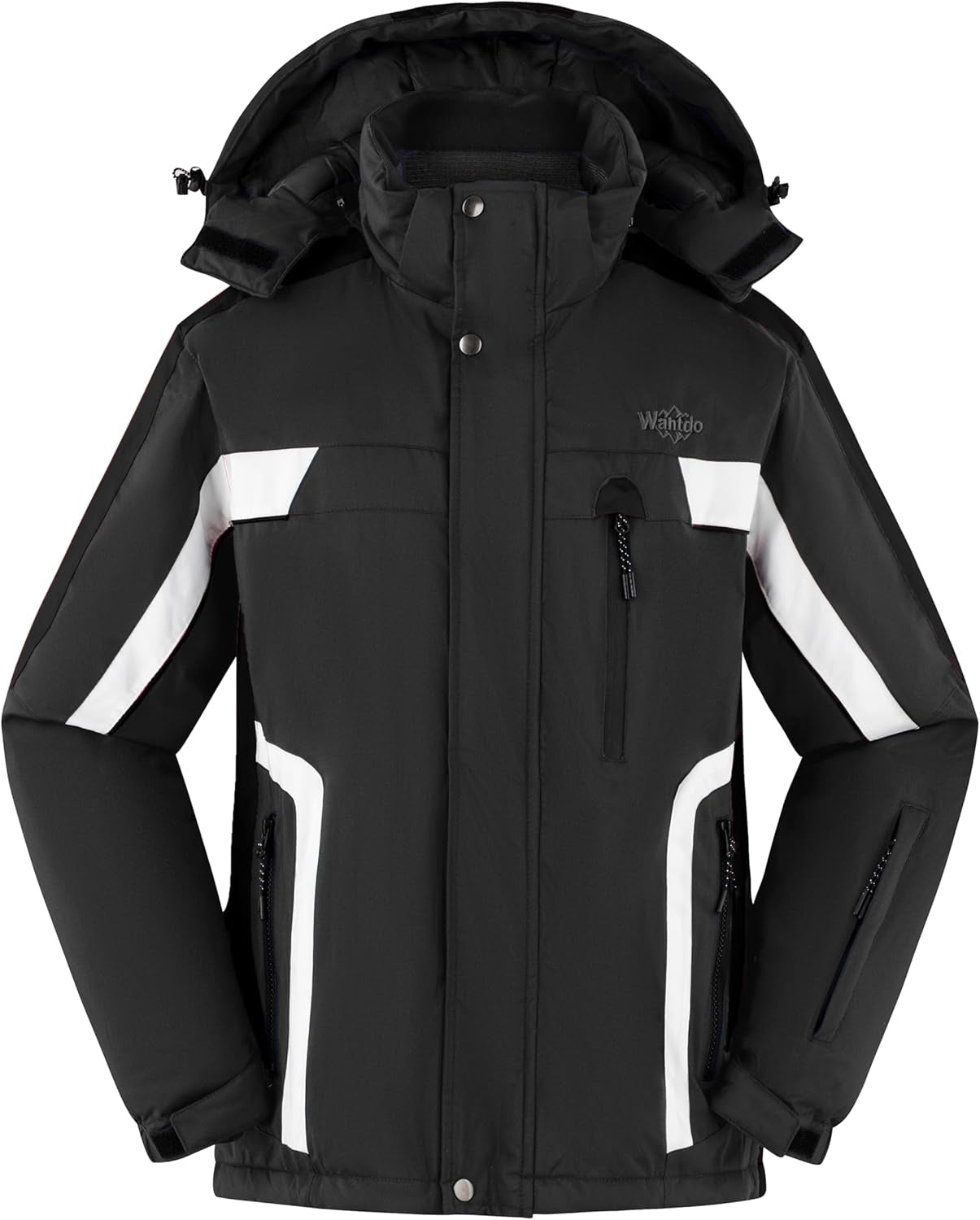 Men'S Mountain Waterproof Ski Jacket Warm Winter Snowboarding Jacket Snow Rain Coat